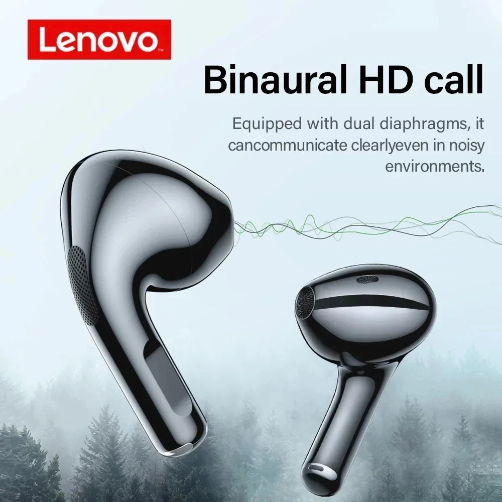 Original Lenovo lp40 Bluetooth Earphone 5.0 Immersive Sound HIFI TWS With Microphone Touch Control For Long Standby Time Motion