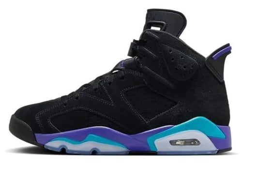 Jordan Mens Air 6 "Aqua - Black/Bright Concord/Aquatone - Size 10.5