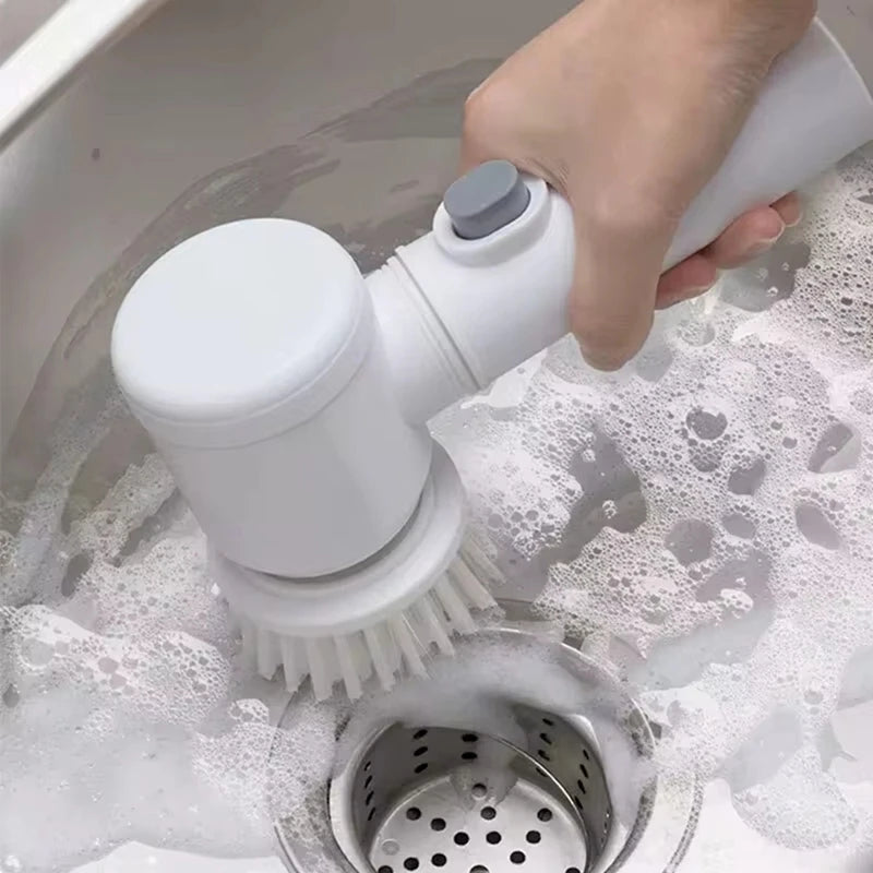 Wireless Electric Cleaning Brush-Multi-Functional Handheld Power Scrubber For Kitchen, Bathroom, Dishes, Pots, And Pans