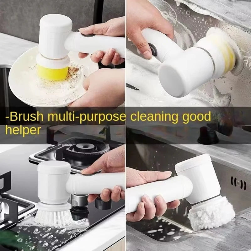 Wireless Electric Cleaning Brush-Multi-Functional Handheld Power Scrubber For Kitchen, Bathroom, Dishes, Pots, And Pans