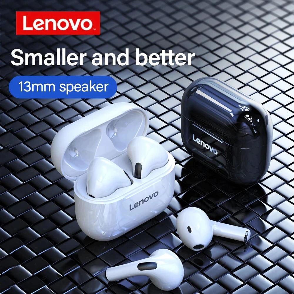 Original Lenovo lp40 Bluetooth Earphone 5.0 Immersive Sound HIFI TWS With Microphone Touch Control For Long Standby Time Motion